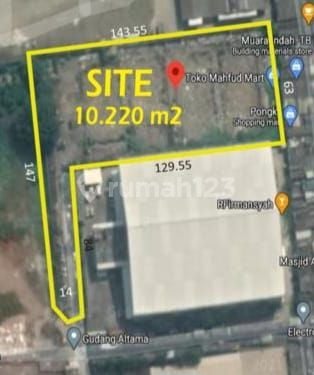 DIJUAL TANAH LOKASI STRATEGIS DI MUARA BARU, JAKARTA UTARA