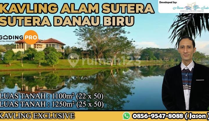 Kavling Cakep Langka Danau Biru Utama