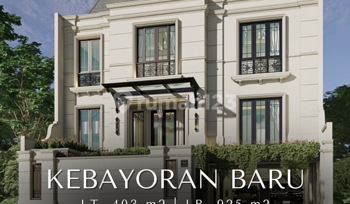 Dijual Rumah Baru Design Modern Classic, Pool, Private Lift