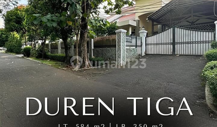 Dijual Best Price Rumah Asri 2 Lantai Depan Taman. Dlm Komplek