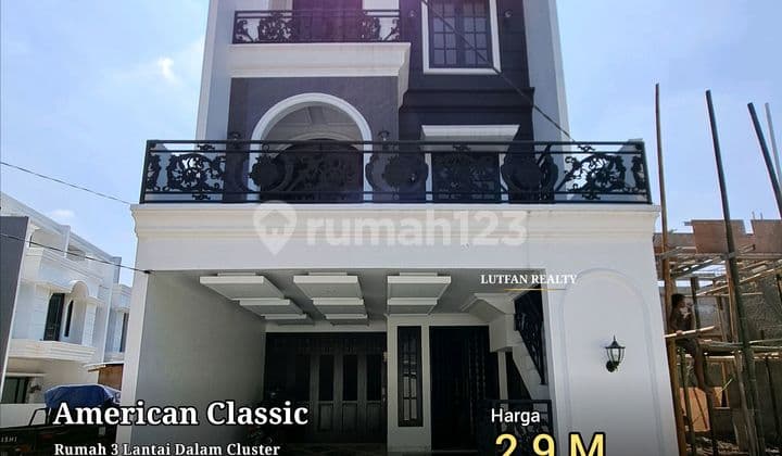 American Classic House in Cluster Near Lenteng Agung Station
