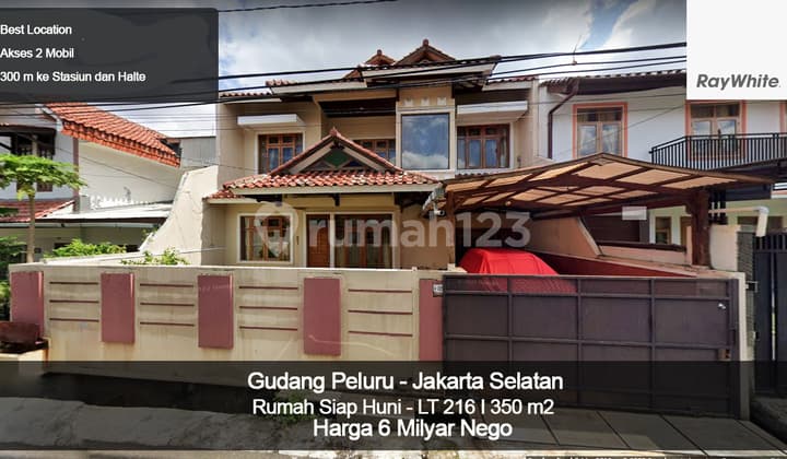 Rumah 2 Lantai Gudang Peluru siap Huni
