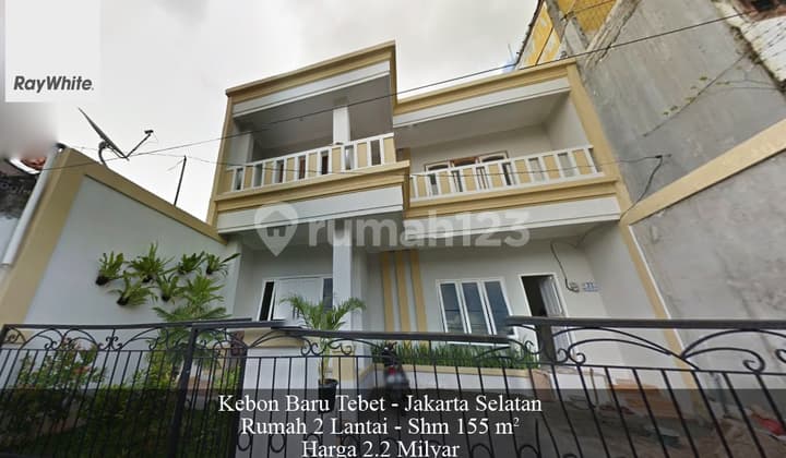 Rumah 2 Lantai Kebon Baru Tebet Jakarta Selatan
