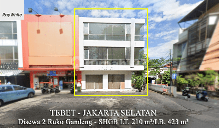 FOR RENT Three-Storey Linked Shop House, Tebet Barat Raya, South Jakarta