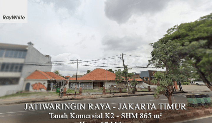 FOR SALE Tanah Komersial K2 Bisa Bangun 5 Lantai Jatiwaringin Raya Jakarta Timur