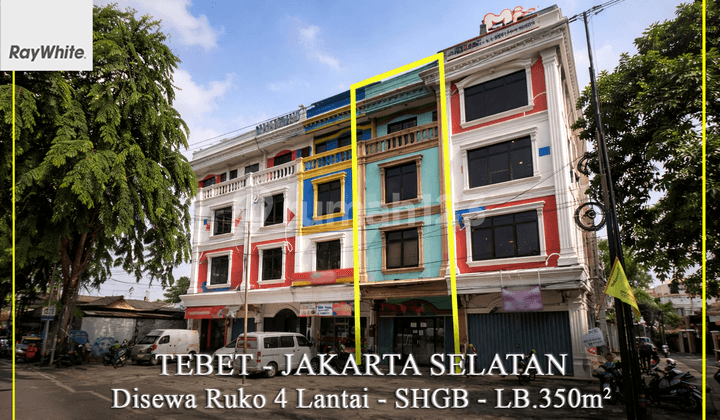 For Lease Ruko 4 Lantai Tebet Jakarta Selatan