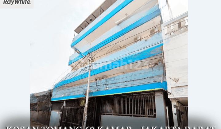 FOR SALE 60-Room High ROI Boarding House in a Student and Employee Boarding Area, Tomang, West Jakarta