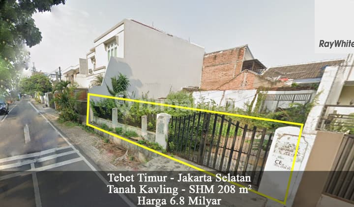 FOR SALE Land Plot Tebet Timur Dalam, South Jakarta City