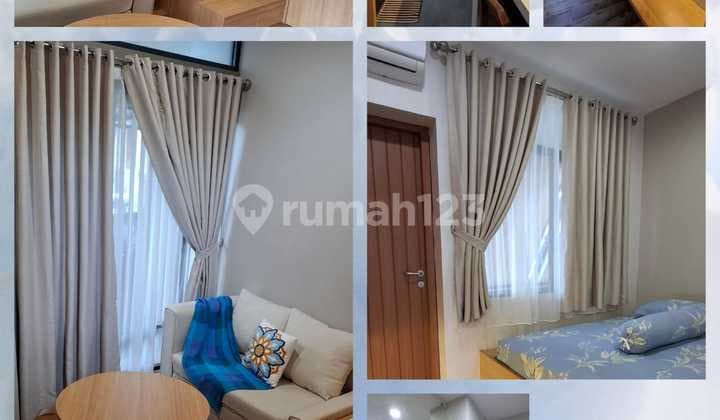 Rumah Fleekhauz BSD City Luas 40 M LB 45 M Kt2 KM 1 Furnish Developer, Ac, Kulkas, Gorden