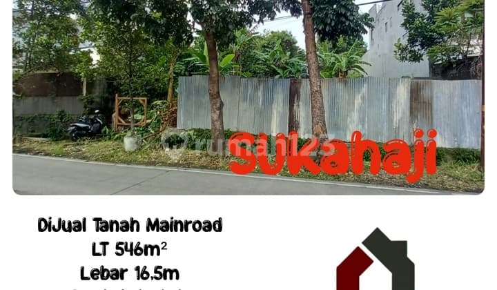 Dijual Tanah Sayap Sutami Mainroad Sukahaji
