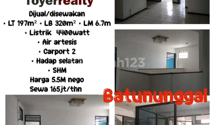 Dijual / Disewakan Ruko Batununggal Indah Estate, Kota Bandung