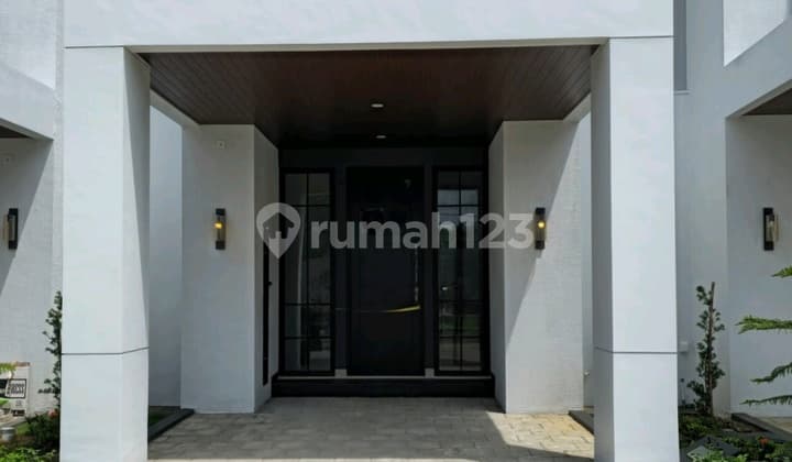 For Rent New House Gress Mansion Nine Type Lyndon 2 Floors 3 Bedrooms Land 60m Fully Furnished Menganti West Surabaya
