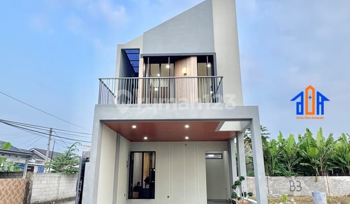 Rumah Furnished 4 Kamar Tidur Dekat Pintu Tol Limo Depok