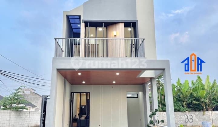 Rumah Furnished Modern Di Cinangka Dekat Tol Limo