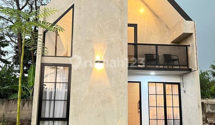 Rumah 1,5 Lantai Modern Di Pasir Putih Dekat Stasiun Kereta Api