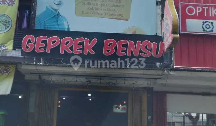 RUKO SIAP PAKAI di cluster Melia Citra Raya ex Geprek Bensu