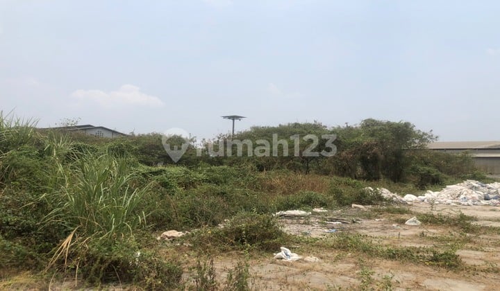 For Rent Solid Land in Manis Tangerang Condition Already Concrete Poured