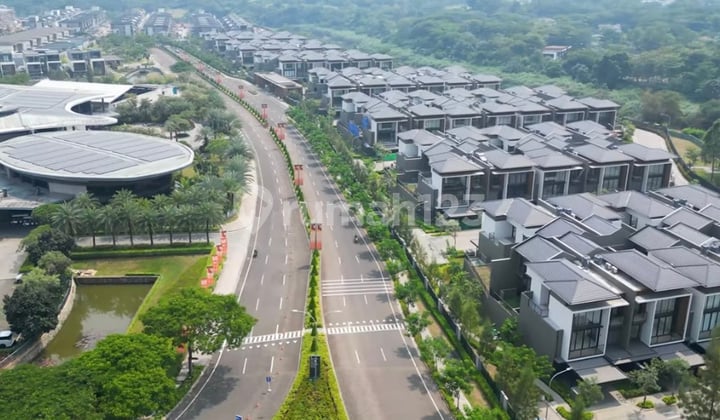 Rumah Mewah Di Bsd Dalam Cluster Hadap Taman