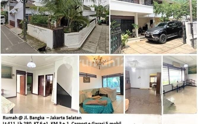 Rumah Hadap Barat, Posisi Hoek, Kondisi Siap Huni, Rapi, Bagus Dan Terawat di Jl. Bangka Jaksel