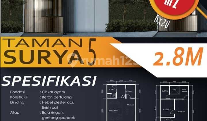 Rumah di Taman Surya 5, Hadap Barat Daya, Minimalis, Lokasi Strategis Rumah di Taman Surya 5, Hadap Barat Daya, Minimalis, Lokasi Strategis