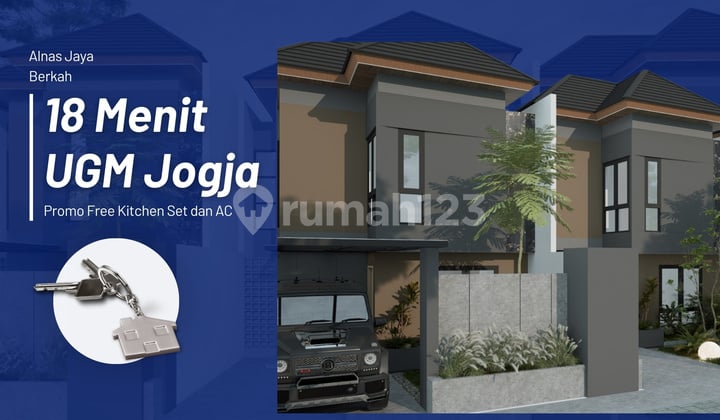 Rumah Mewah 2 Lantai di Godean SHM Pbg Promo Launching