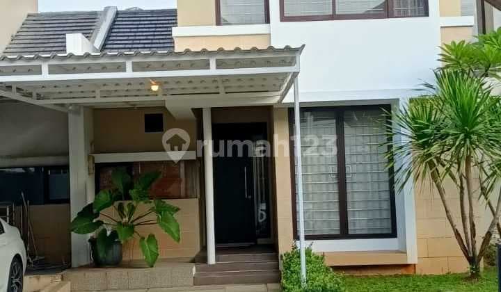For Sale; 2-Story House in Illustria Cluster, The Eminent Area, BSD City, Land Area 144 (8x18), Building Area 114, 3+1 Bedrooms (Includes Basement Room), 2+1 Bathrooms, PPJB Ready for AJB, South-Facing, Price 3.2M