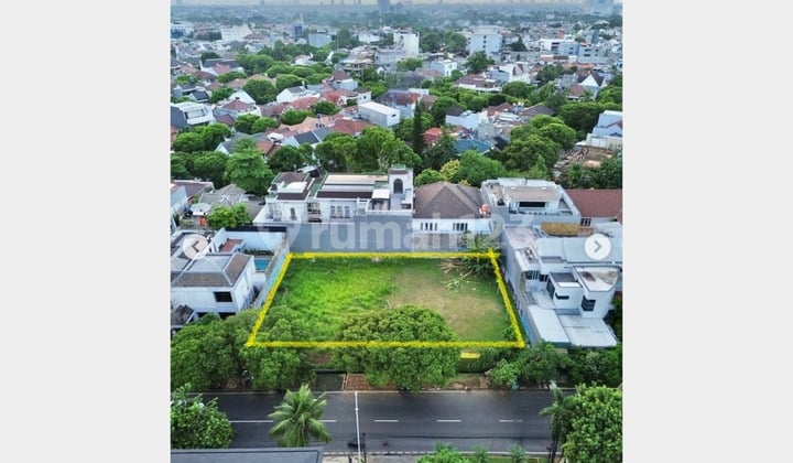 Lxmmt 0184 Dijual Tanah/ Kavling Siap Bangun Bebas Banjir Area Elit Pondok Indah Jakarta Selatan
