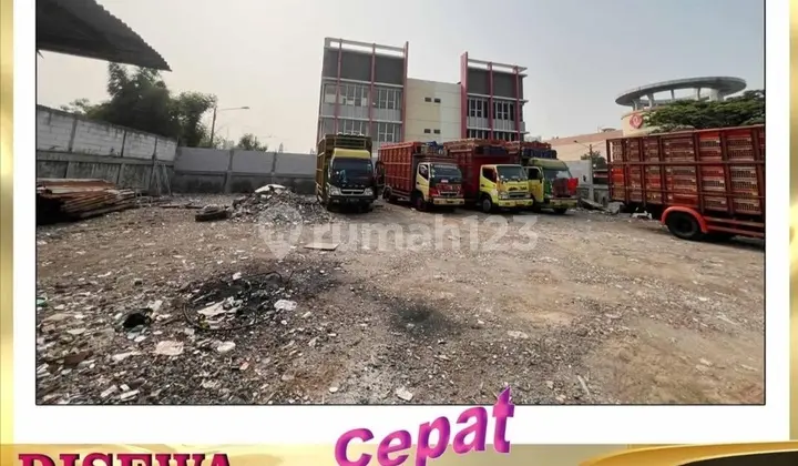 For Rent 1,067 M2 Land on Jln Satu Maret Kalideres Cengkareng