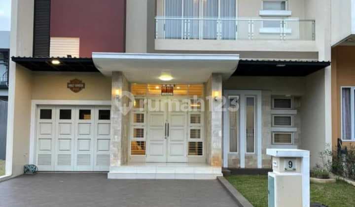 Di jual rumah 2 Lt semi Furnish Di Cluster Scarlet the Spring gading serpong