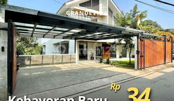 Hidden Gem Kebayoran Baru Modern House 3 Floors, Private Lift Private Pool