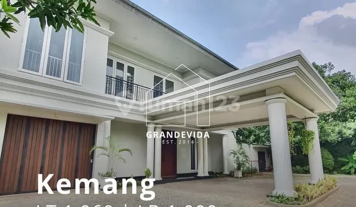 Kemang Rumah Mewah 2 Lantai, Siap Huni, Semi Furnished