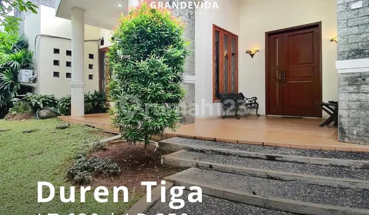 Duren Tiga Bangunan 2 Lantai, Terawat Dan Siap Huni, Taman Belakang Luas