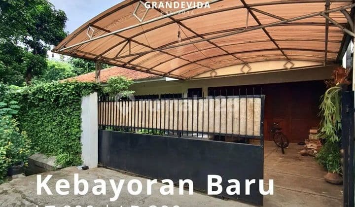 Kebayoran Baru Rumah Lama Hitung Tanah, Lokasi Strategis, Tanah Luas