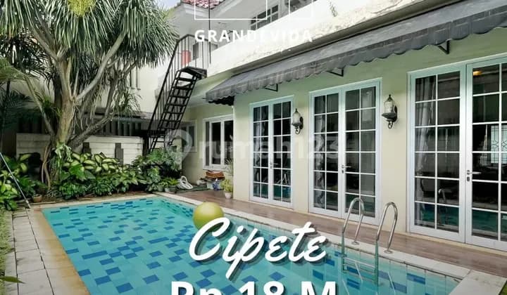 Cipete Bangunan 2 Lantai Terawat, Lokasi Strategis