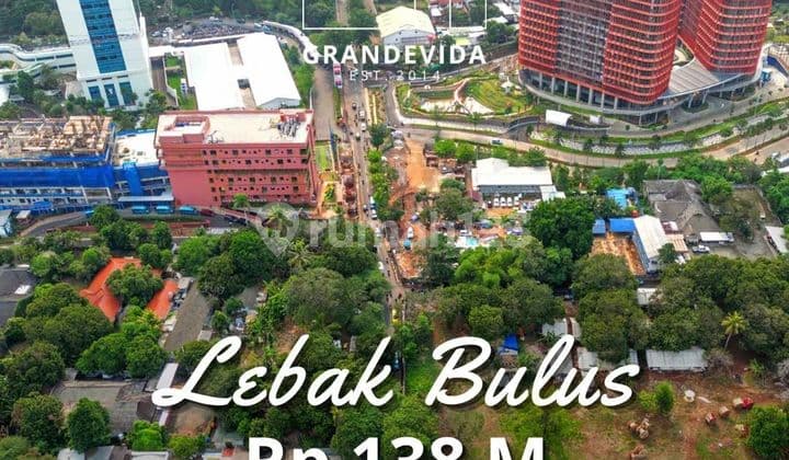 Lebak Bulus Tanah Kavling, Lokasi Strategis, Zonasi K1 Komersil 12 Lantai