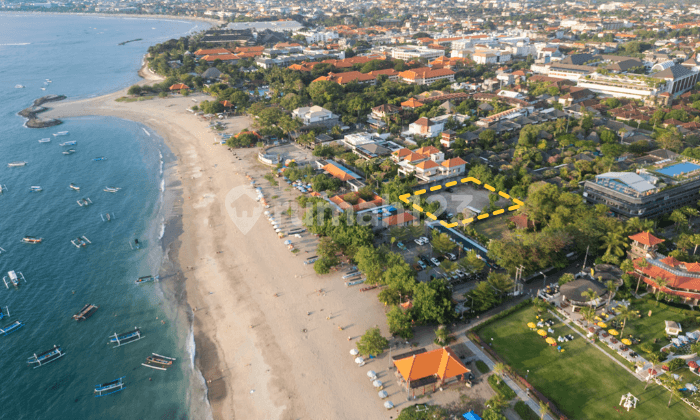 Price Drop Kuta Bali Pantai Jerman Tanah Luas 2000 Meter, Sebelah Holiday Inn Hotel, Cocok Untuk Investasi Villa, Guest House, Atau Hotel