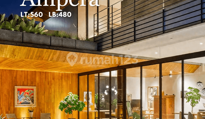 House For Sale Ampera Rumah Mewah, Design Tropical Modern, Likungan Tenang.