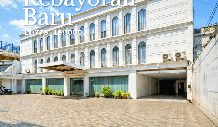 Commercial Building For Sale - Kebayoran Baru Bangunan 3 Lantai + Rooftop, Prime Komersil Area Kebayoran Baru.