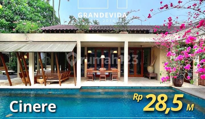 Villa Cinere Mas Rumah Mewah, Nuansa Villa, Dalam Komplek Besar