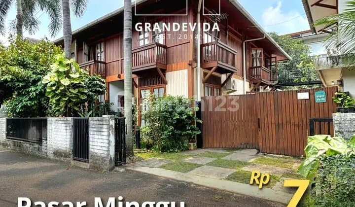 PASAR MINGGU BANGUNAN 2 LANTAI TERAWAT, LOKASI BEBAS BANJIR, AKSES 2 MOBI