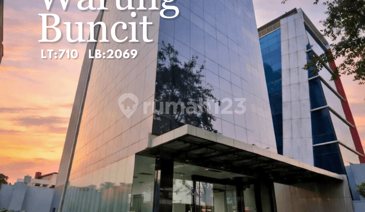 Warung Buncit For Sale Bangunan Baru di Mampang, 6 Lantai Plus Basement dan Rooftop.