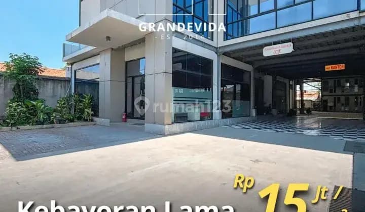Kebayoran Lama Quick Sale, Land Calculation Plus 2-Story Building Bonus