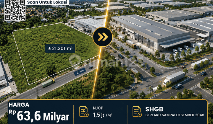 Premium Industrial Land Mm2100 Ready to Build, Square-Shaped Land, Best Price