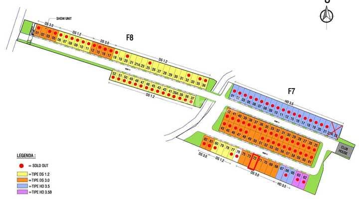 Dijual murah pol Kav. White House Dijual murah pol Kav. White House