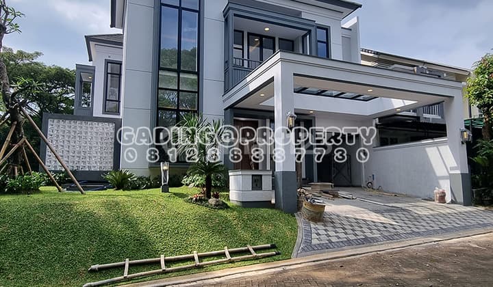 brand new! bangunan mandiri, clstr costarica - de latinos, bsd city. nego sampai deal!