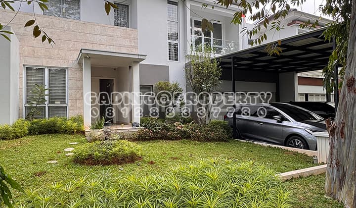 rumah mewah! rapi siap huni, clstr cajuputi de park di bsd city, harga nego!