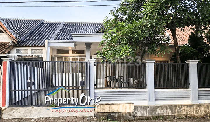 Jual Rumah Luas 1 Lantai Full Furnish Lokasi Strategis di Melati Mas Serpong Dekat Akses KRL Rawa Buntu dan Tol Jakarta-Serpong