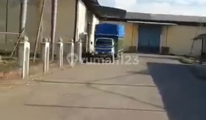 Tanah & Gudang Ex Pabrik Plastik Siap Produksi