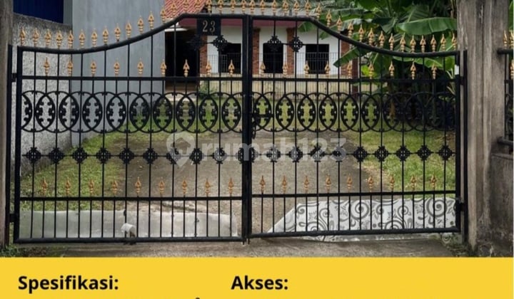 Dijual Rumah Siap Huni Modern Dipinggir Jalan Raya Lurah Namat, Lokasi Sangat Strategis, Bebas Banjir, Cocok untuk Usaha Kuliner, Usaha Kost-Kostan