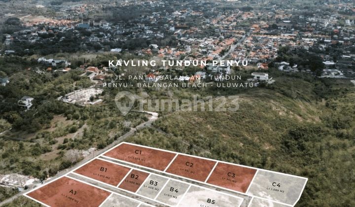 Dijual Tanah Kavling Siap Bangun Mulai 4,5 Are Jl Pantai Balangan Ungasan Bali